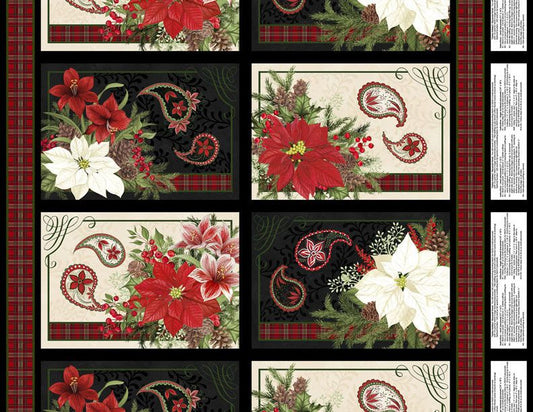 Tartan Holiday Placemat Panel Multi Wilmington Prints