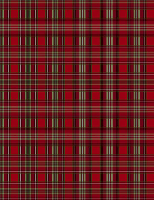 Tartan Holiday Tartan Plaid Red Wilmington Prints