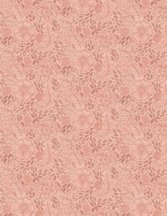 Floralscape Small Floral Pink - Wilmington Prints