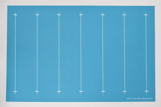 2.5" Parallel Lines - Full Line Stencil #30711