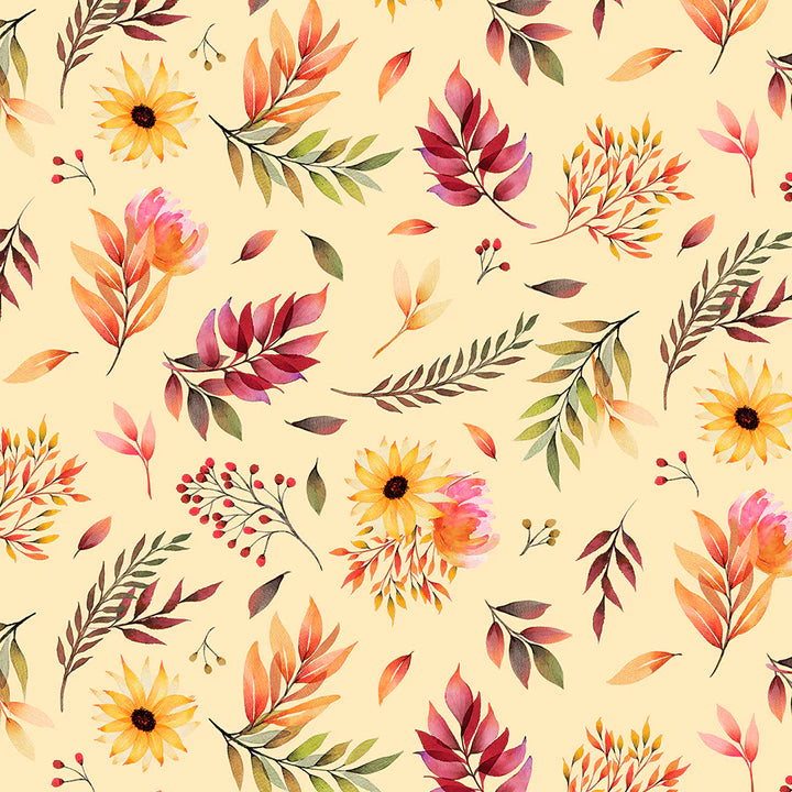 Autumn Light Harvest Toss Cream Wilmington Prints