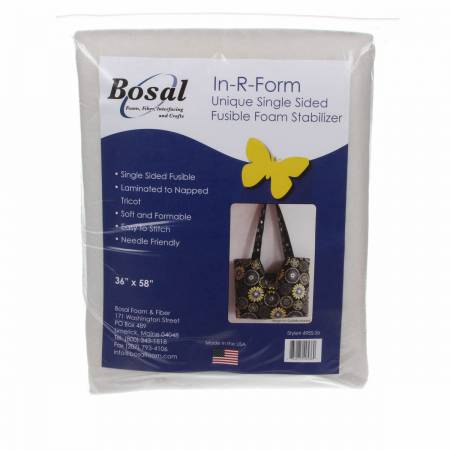 Bosal In-R-Form Single Sided Fusible Foam Stabilizer Off White 58in x 36in
