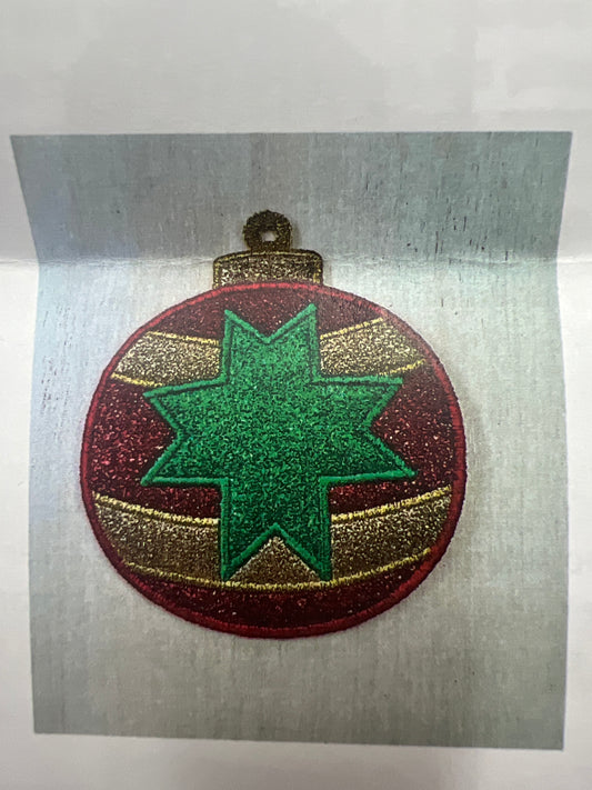 Classic Christmas Ornament - Beach Potato Embroidery