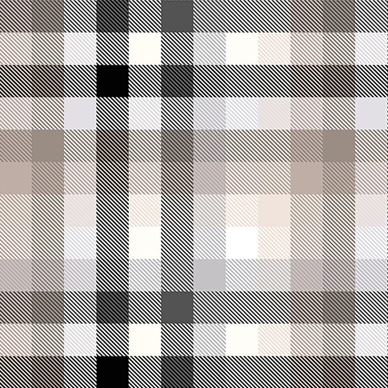 Shannon Fabrics - Gray Plaid Cloud Cuddle® Simply Taupe
