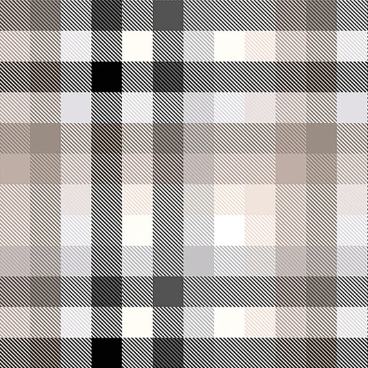 Shannon Fabrics - Gray Plaid Cloud Cuddle® Simply Taupe