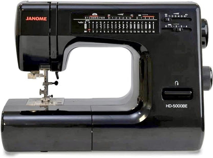Janome HD-5000 Black Edition Heavy-Duty 18-Stitch Sewing Machine