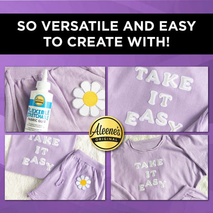 Aleene's Original Flexible Stretchable Fabric Glue 4oz.