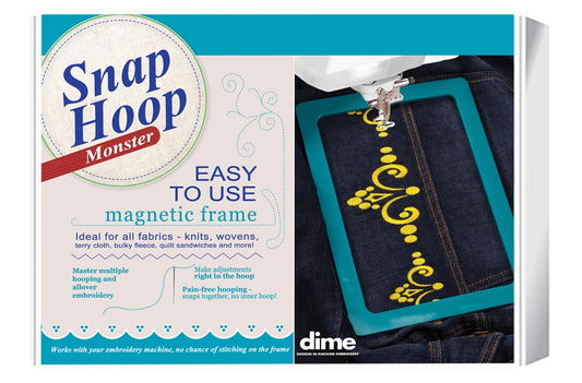 Dime Snap Hoop Monster Magnetic Hoop 6 in x 10 in