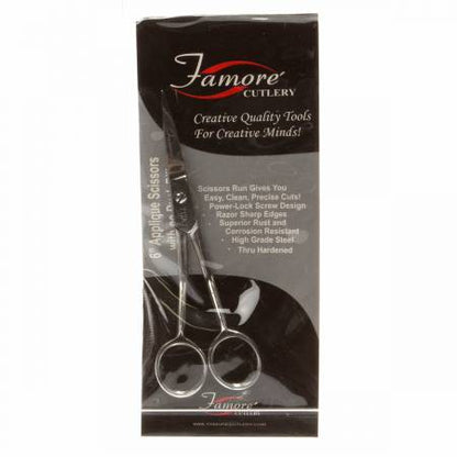 Famore No Duckbill Applique Scissor 6in