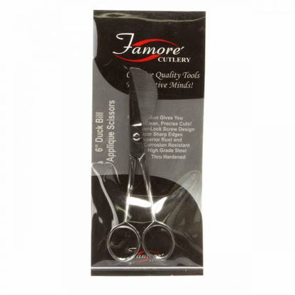 Famore Duckbill Applique Scissor 6in