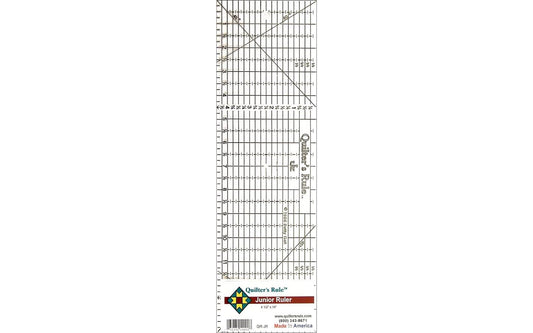 Quilter's Rule Junior Ruler 4.5x14" Black