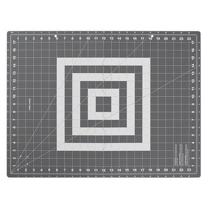 Fiskars 2-Sided Cutting Mat (Gray&Dark Gray)