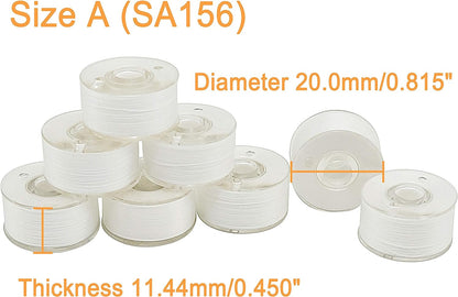 New brothread  25Pk. of White class 15 bobbins 90wt.