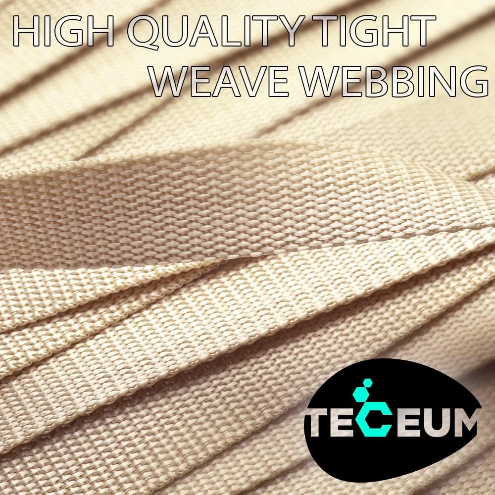 Nylon Strapping/Webbing Tan 1.5" Width