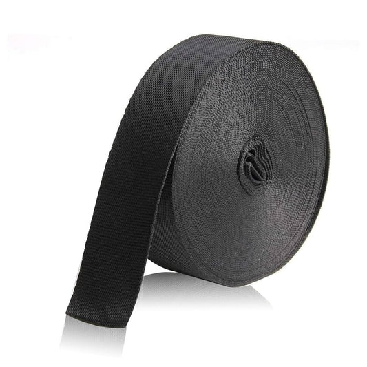 2yd Polypro Belt/Strapping 1 1/2in Black - Fabany