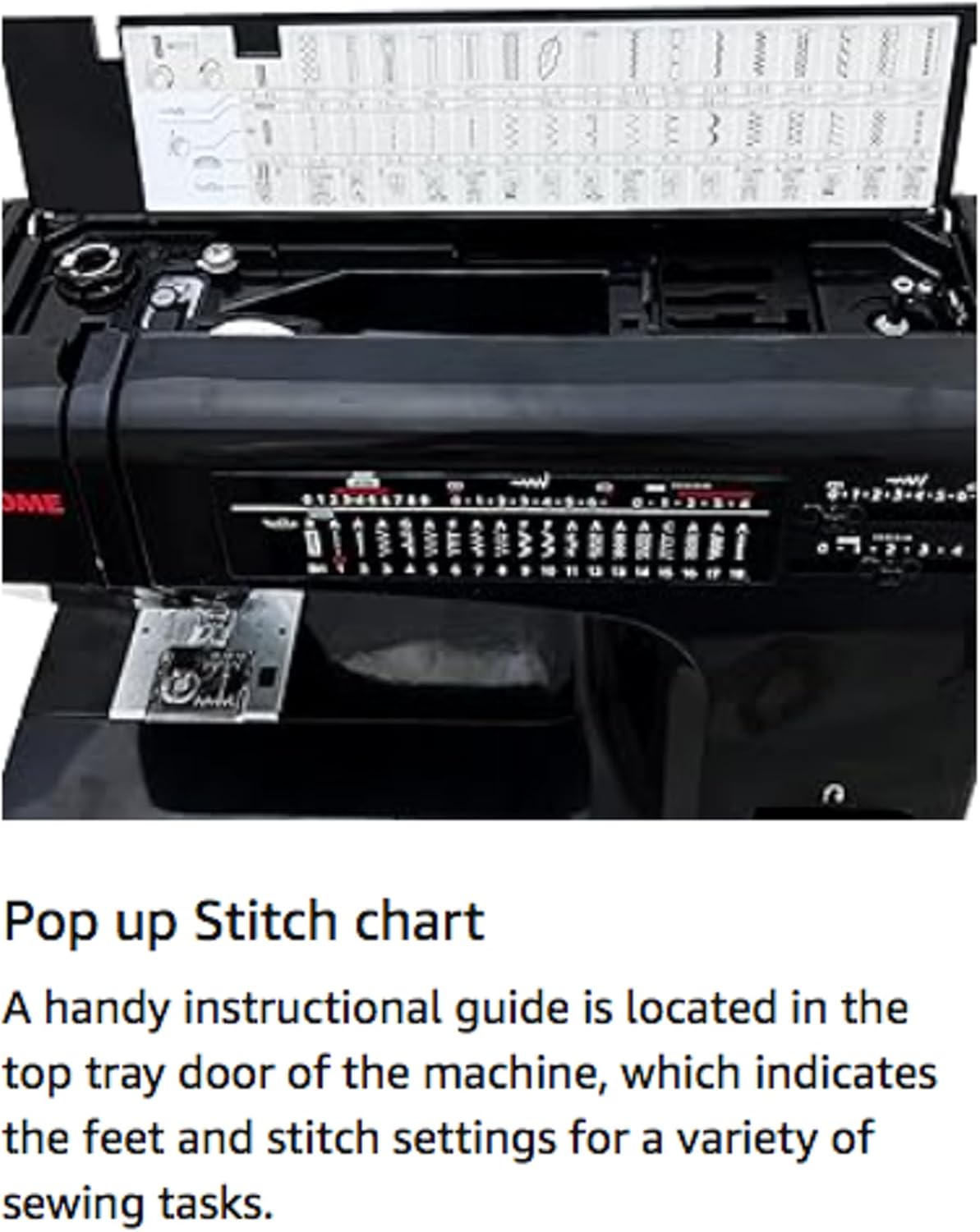Janome HD-5000 Black Edition Heavy-Duty 18-Stitch Sewing Machine