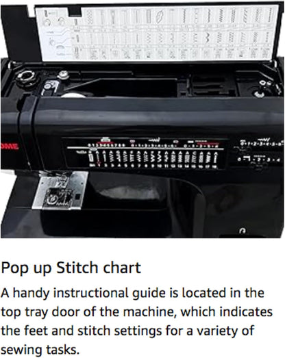 Janome HD-5000 Black Edition Heavy-Duty 18-Stitch Sewing Machine