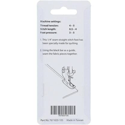 Janome 1/4" Foot w/ Guide High Shank