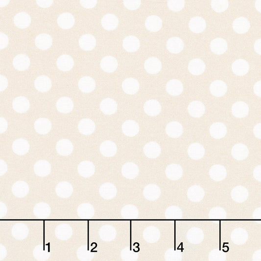 Dots Cream 108" Quilt Backing - Kimberbell & Maywood Studio