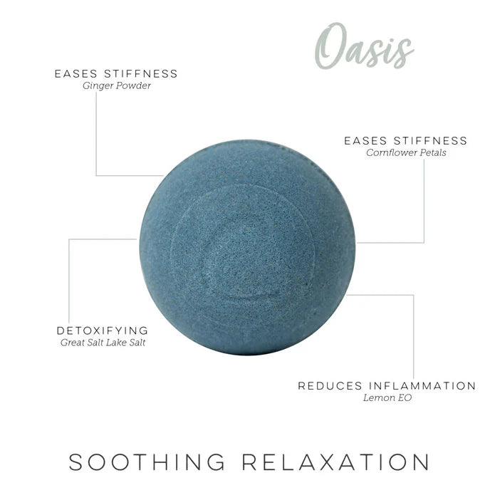 Cosset - Oasis Therapy Bath Bomb (Botanical Inflammation Reducer Bath)