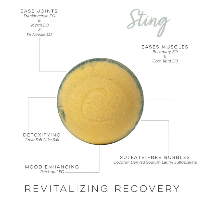 Cosset - Sting Therapy Bath Bomb (Recovery - Bubble Bath)