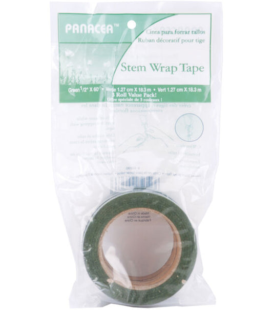 Panacea Products Floral Tape Value Pack 3 Rolls green