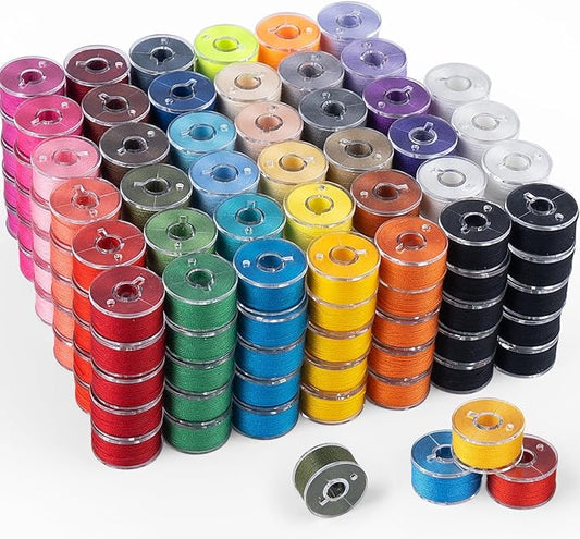 Assorted Colored Class 15 Bobbins 12pk.