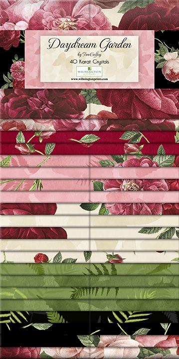 Daydream Garden: 40 Karat Crystals - By: Wilmington Prints