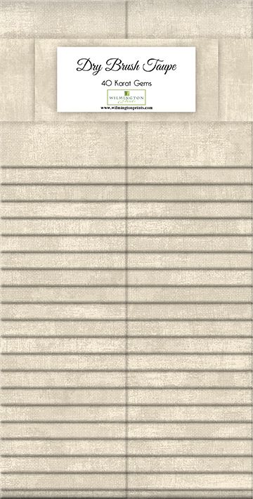 Dry Brush Taupe - 40 Karat Gems - Wilmington Prints