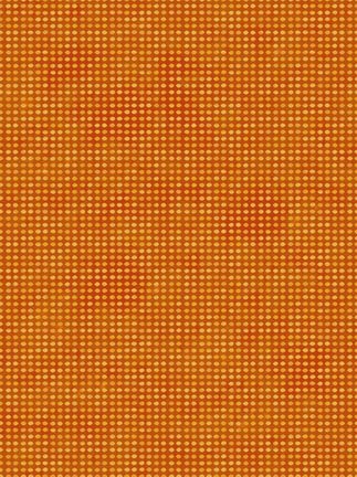 Dit-Dot: Rich Orange - In The Begging Fabrics