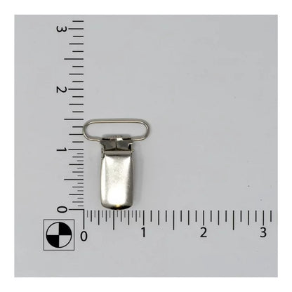 Dritz Suspender/Mitten Nickle Clips 2Pk. Sz.1in