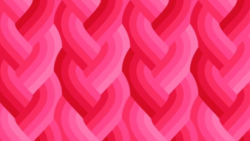 Echo Braid Dark Pink - Moda Fabrics