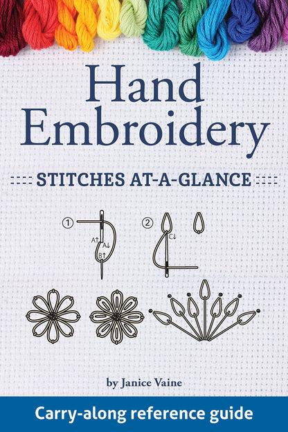 Hand Embroidery Stitches at-a-glance - By: Janice Vaine - Softcover