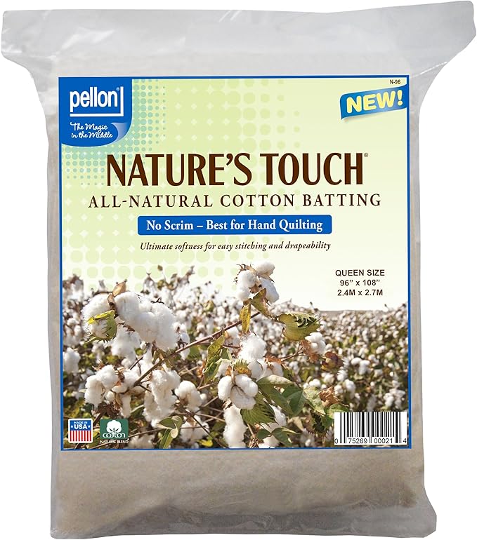Pellon Natural Cotton Batting - Queen 96x108