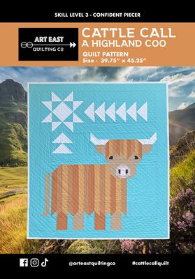 Cattle Call - a Highland Coo Quilt Pattern