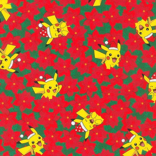 Pikachu's Holiday Poinsettia Red by The Pokemon Co.