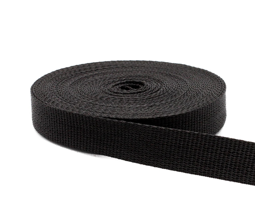 PolyPro Belting & Strapping Black 1in - Fabany