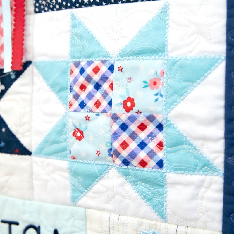 Kimberbell Star-Spangled Beauty Ladder Quilt