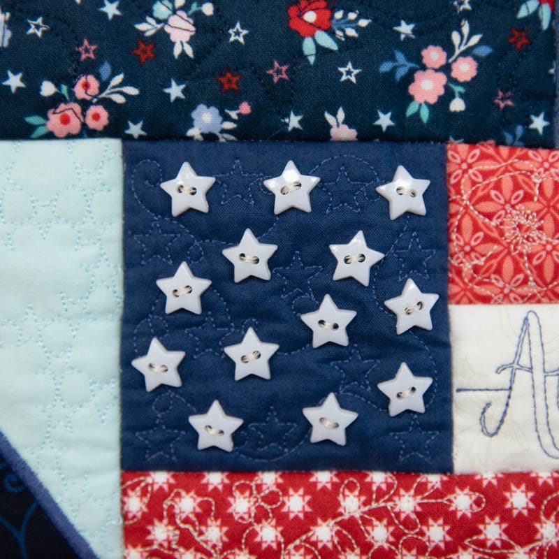 Kimberbell Star-Spangled Beauty Ladder Quilt