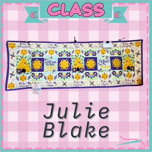 Busy Bee Table Runner Class (Design by Designs by JuJu)