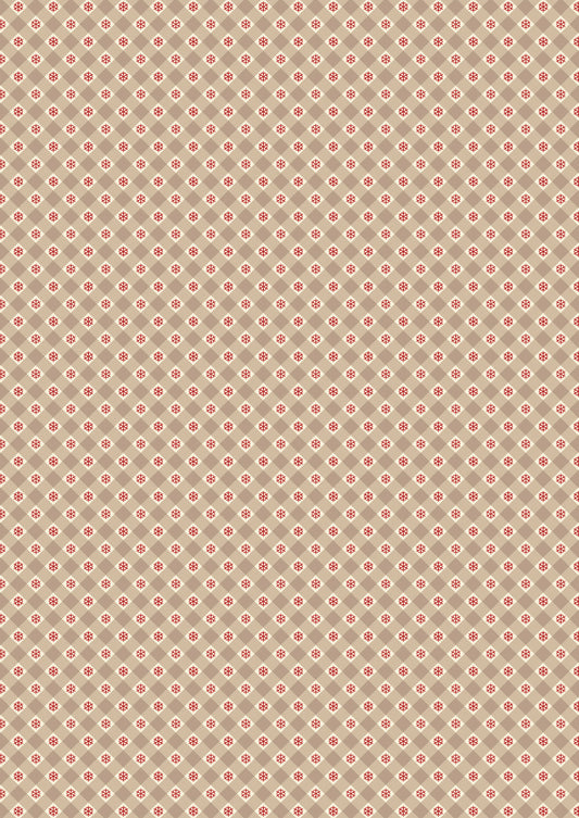 Snowflake gingham natural - Lewis & Irene