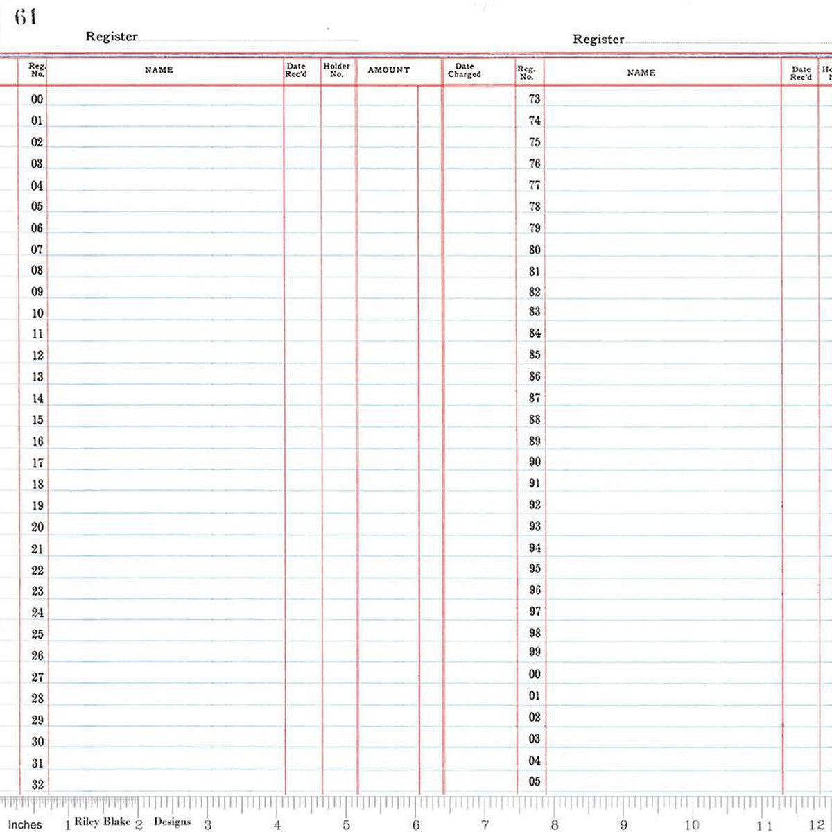 Journal Basics Ledger Paper Collection - Riley Blake Designs ...