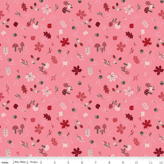 To Grandmother's House Foraging in the Forest Rose - Riley Blake