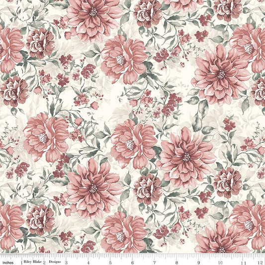 A Walk on the Prairie Main Cream - Riley Blake Designs