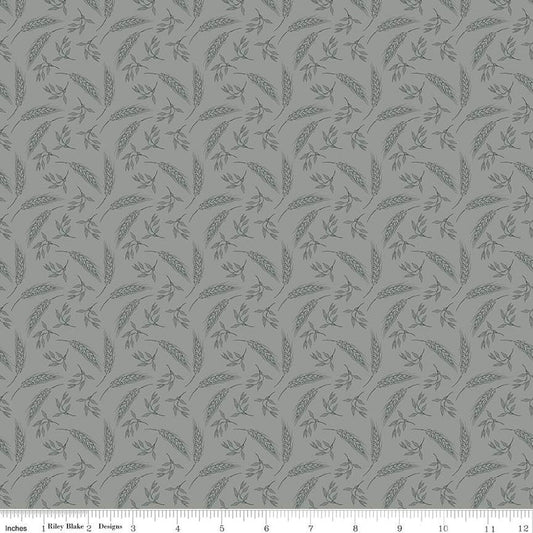A Walk on the Prairie Wheat Sage Gray - Riley Blake Designs