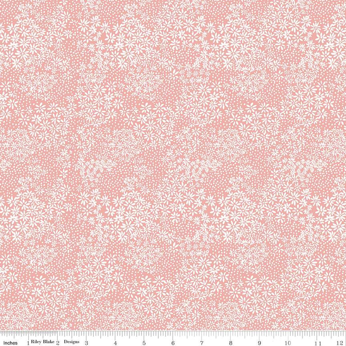 A Walk on the Prairie Silhouette Coral - Riley Blake Designs