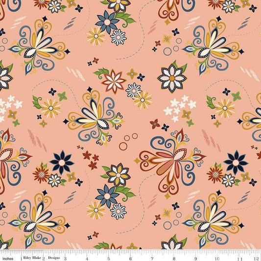 Curated Blooms Dance Blush - Riley Blake Designs
