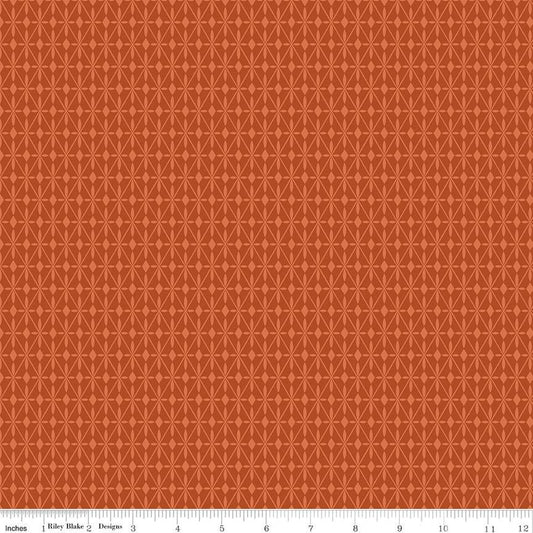Curated Blooms Mosaic Diamonds Auburn - Riley Blake Designs