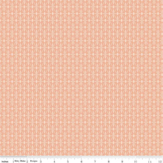 Curated Blooms Mosaic Diamonds Blush - Riley Blake Designs