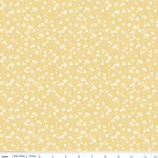 Love Me More Tonal Yellow - Riley Blake Designs
